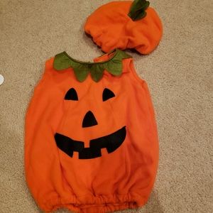 Pottery Barn Halloween Pumpkin costume 6-12 months